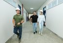 Prefeito David Almeida vistoria ajustes finais para entrega da escola municipal Presidente João Goulart no bairro Santa Etelvina
